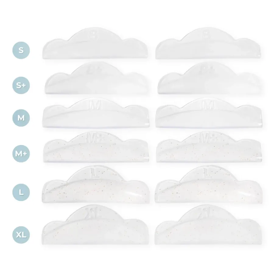 Wałeczki Brokatowe Chmurki 6par Wonder Lashes