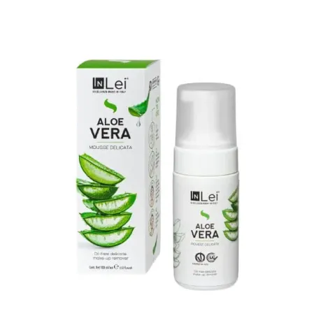 Inlei® Mousse ”ALOE VERA” – delikatna pianka do mycia i demakijażu 50ml