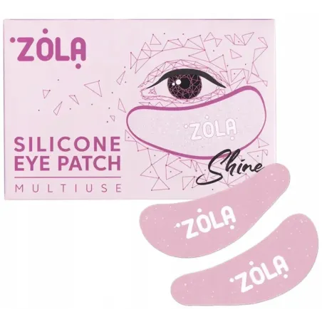 Wielorazowe silikonowe płatki pod oczy ZOLA jasny róż | Lashesmania