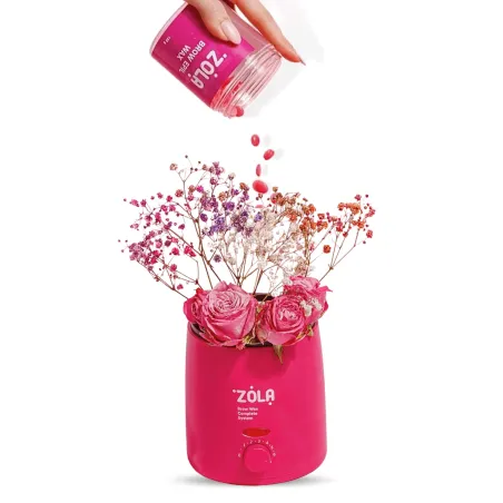 Mały podgrzewacz do wosku 200ml ZOLA różowy | Lashesmania