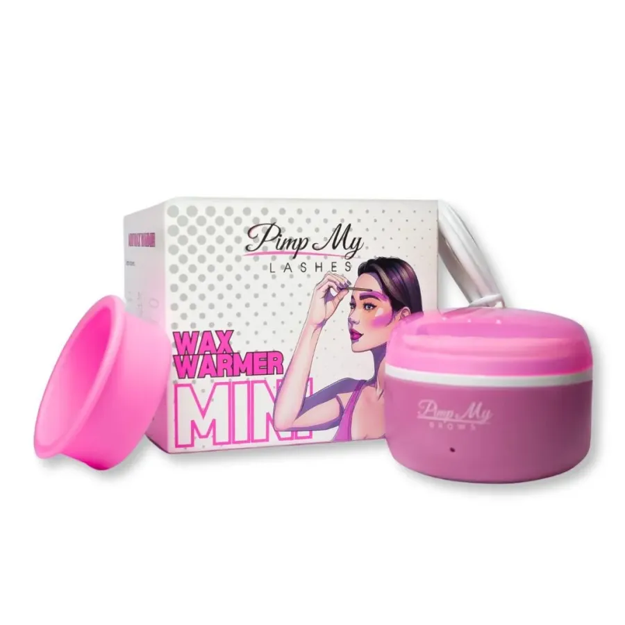 Mały różowy podgrzewacz do wosku woskownica Mini WAX | Lashesmania