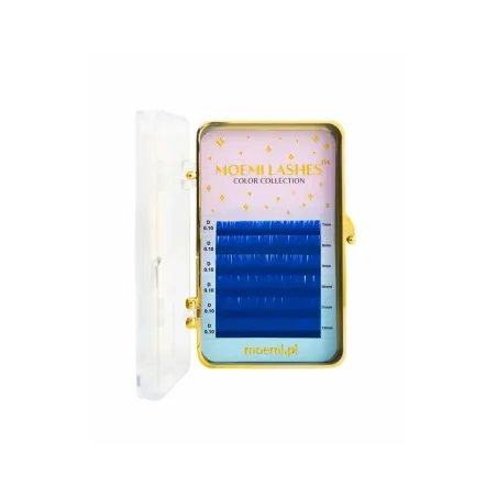 Niebieskie Rzęsy MINI MIX Moemi Lashes COLOR | Lashesmania