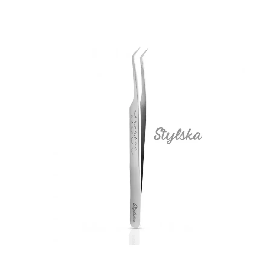 Pęseta Do Rzęs „Stylska” Typ L 65° Moemi | Lashesmania