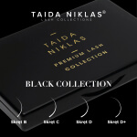 Mihalnice v paletkách BLACK MATTE Lashes od Taida Niklas - objem Taida Niklas™ 62,9 - 3