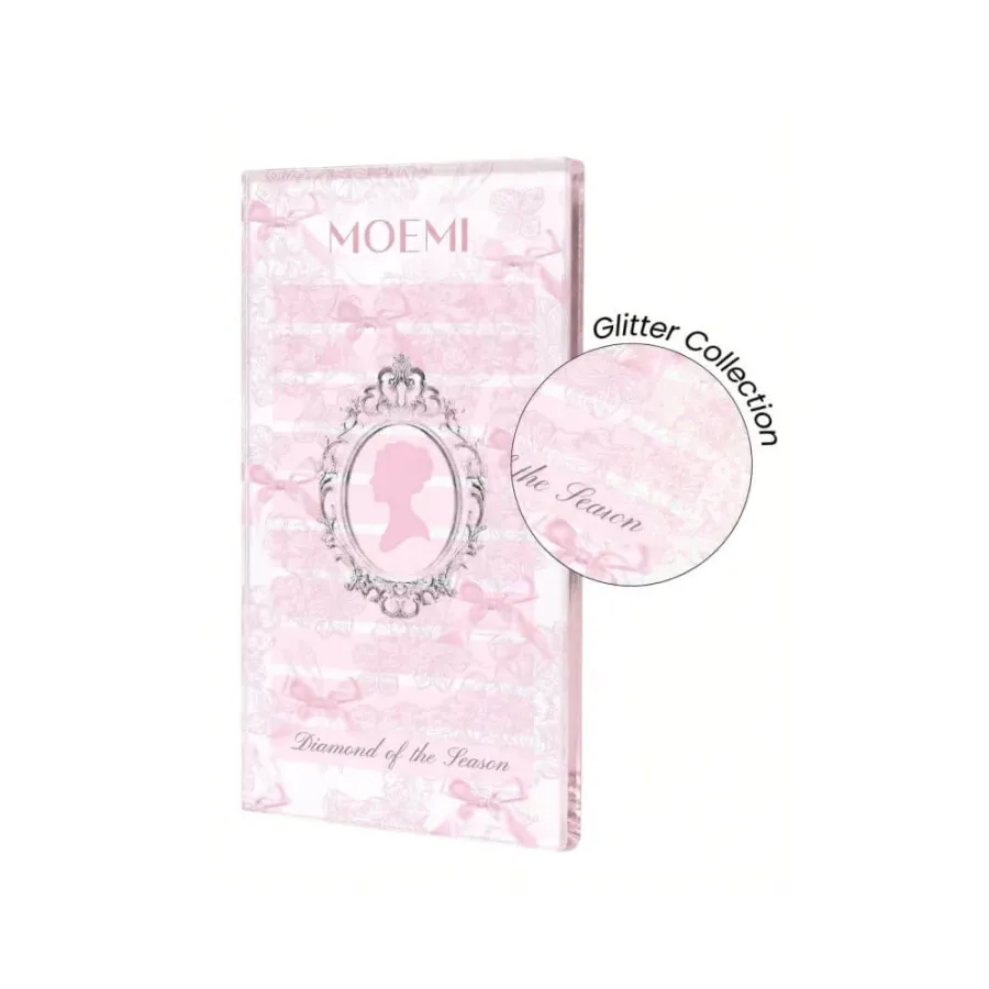 Różowy Szklany Holder Moemi – Diament Sezonu | Lashesmania