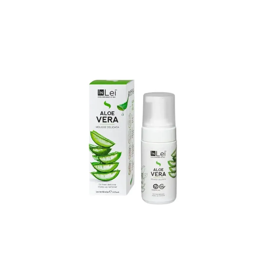 Inlei® Mousse ”ALOE VERA” – delikatna pianka do mycia | Lashesmania
