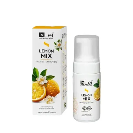 Inlei® Mousse ”LEMON MIX” – delikatna pianka do mycia i demakijażu 50ml