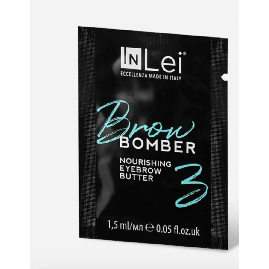InLei® ”BROW BOMBER 3” – odżywcze masło do brwi saszetka 1,5ml