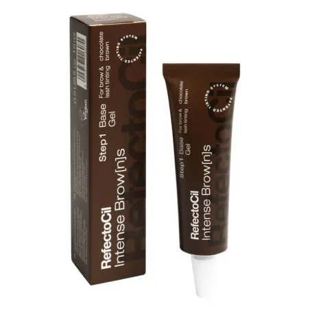 RefectoCil Intense Browns Base Gel Chocolate Brown 15ml farba do brwi i rzęs w kolorze czekoladowy brąz