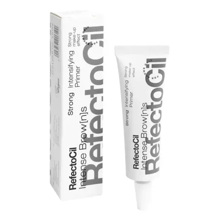RefectoCil Intense Browns Intensifying Primer Strong 15ml preparat do koloryzacji brwi nadający efekt makijażu permanentnego