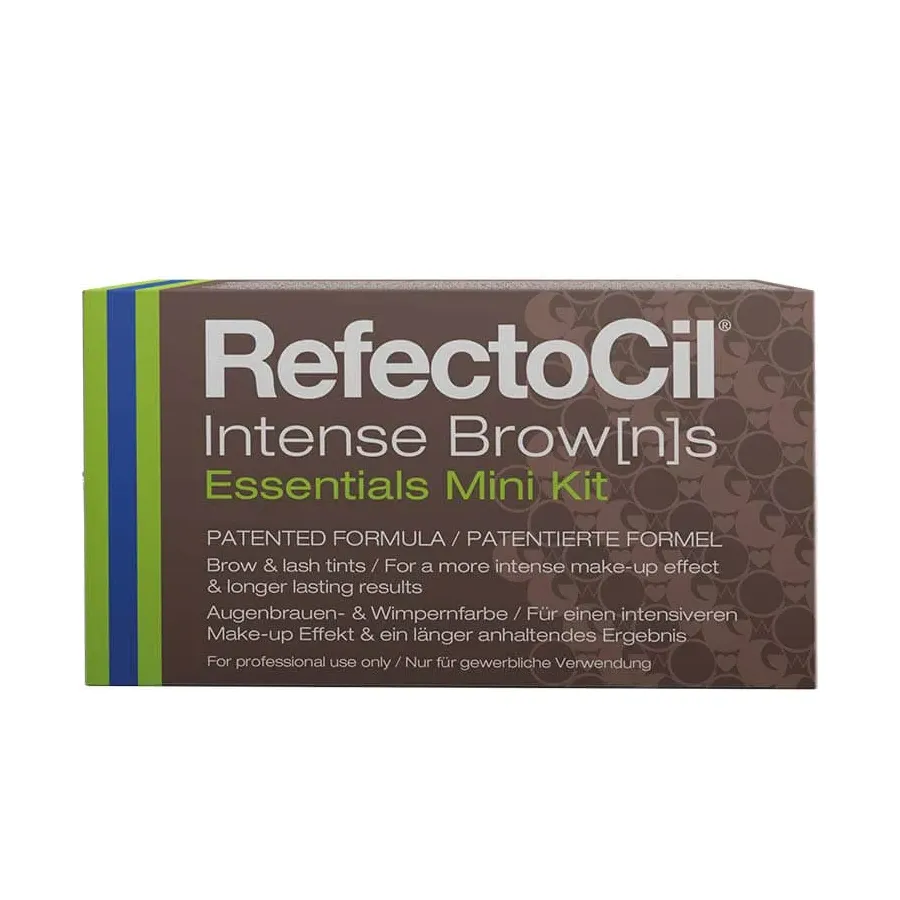 RefectoCil Intense Browns Mini Kit, mini zestaw do koloryzacji brwi i rzęs