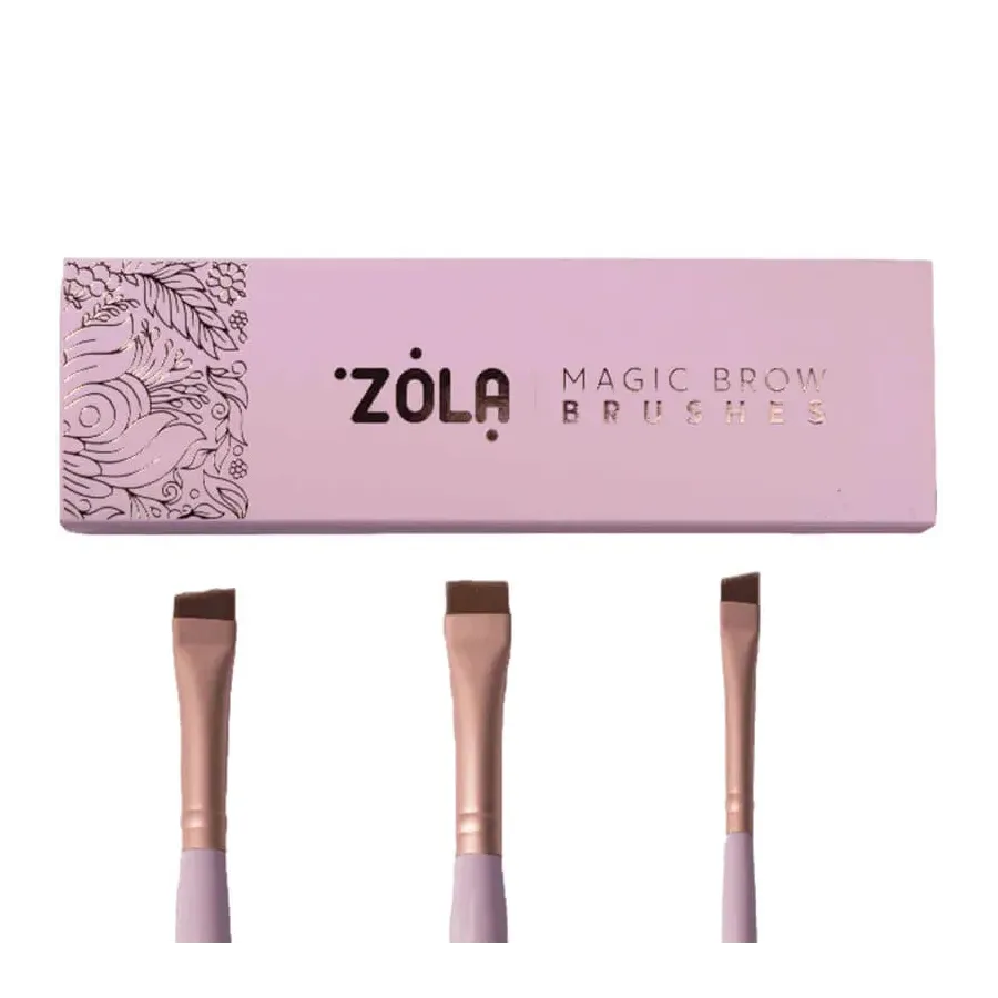 ZOLA Profesjonalny zestaw pędzli do brwi MAGIC BROW | Lashesmania