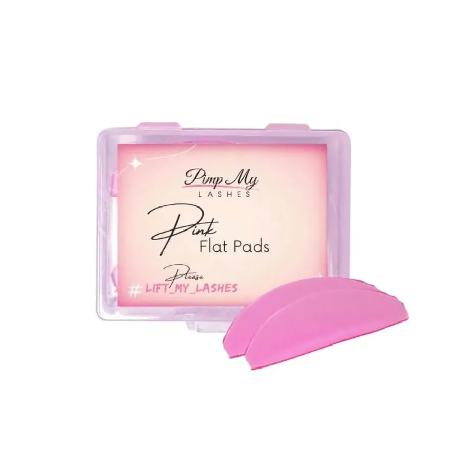 Wałeczki Silikonowe do koreańskiej laminacji Pink Flat Pads Pimp My Lashes