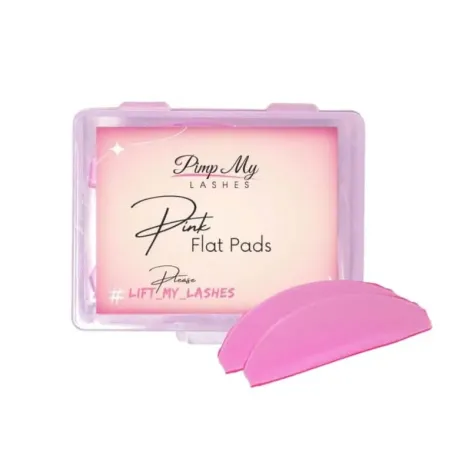 Wałeczki Silikonowe do koreańskiej laminacji Pink Flat Pads Pimp My Lashes