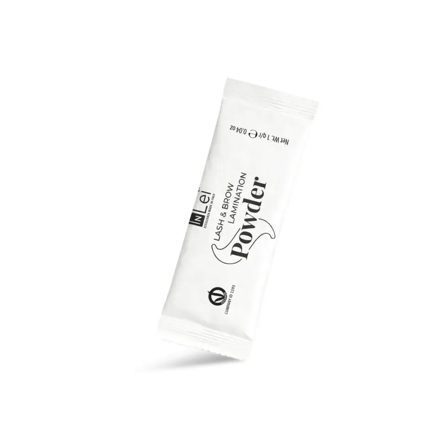 copy of Inlei® „S-POWDER” – puder do koreańskiej laminacji rzęs i brwi 1g - saszetka