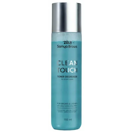 Tonik odtłuszczacz do brwi i rzęs ZOLA x Sonya Brows Clean Touch, 150 ml