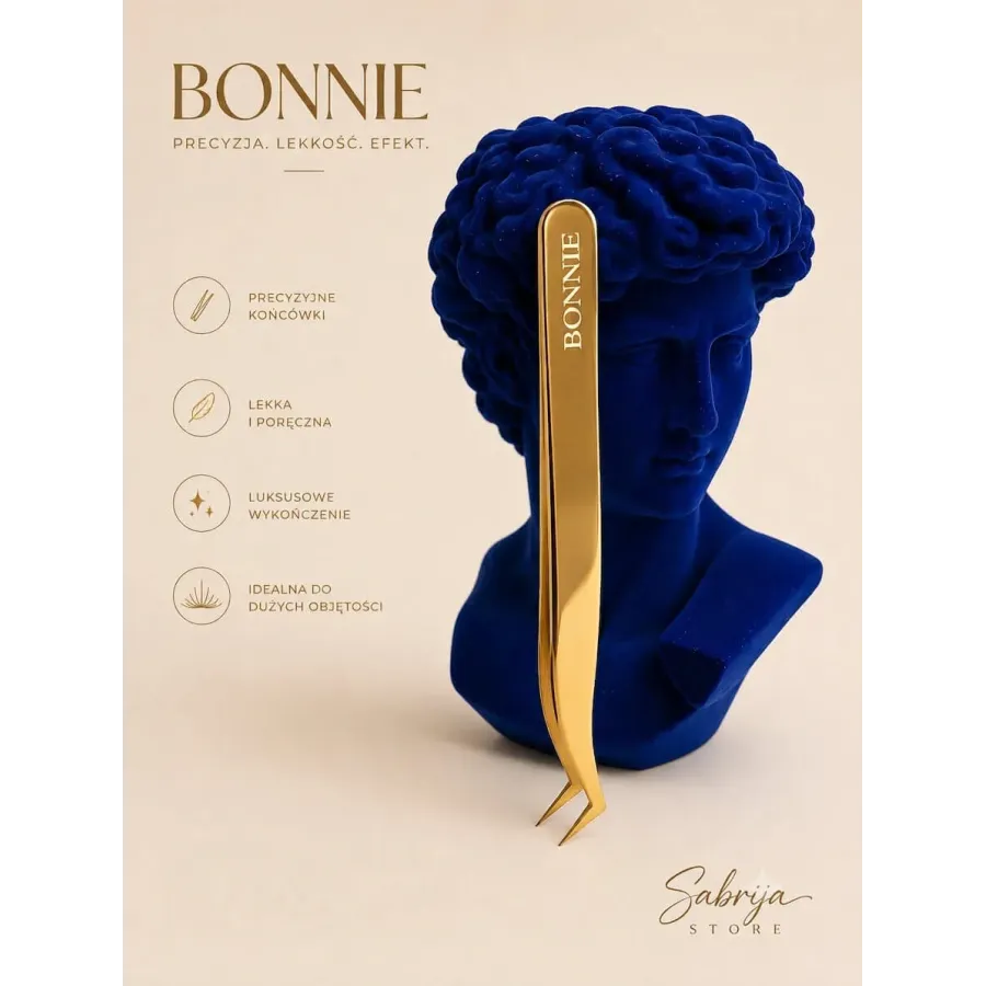 Pęseta BONNIE firmy Sabrina Lashes