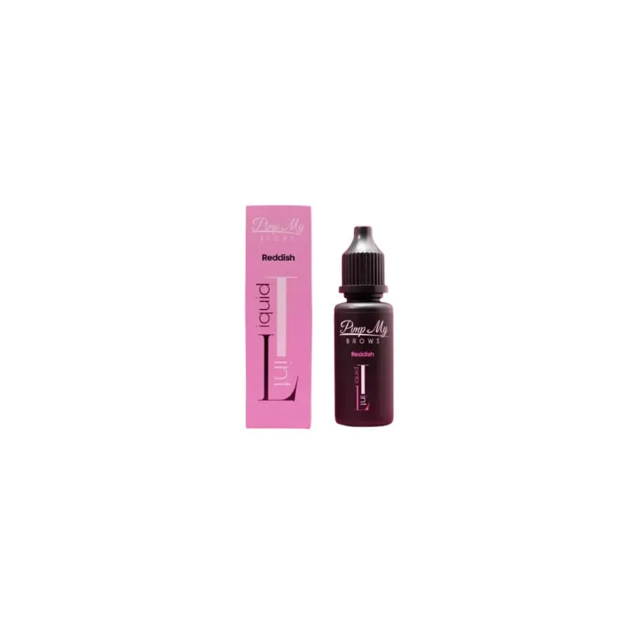 07 REDDISH – Farba Czerwono Ruda Płynna Farba do brwi i Aerografu Liquid Tint Pimp My Brows