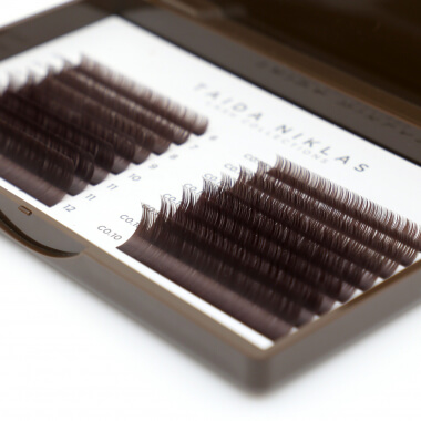  Eyelashes in pallets Eyelashes by Taida Niklas "Brown Collection" color Dark Brown Taida Niklas™ 62.9 - 2