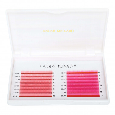  Eyelashes in pallets Eyelashes by Taida Niklas color "Bubble Gum/Flamingo Pink" Taida Niklas™ 62.99 - 1