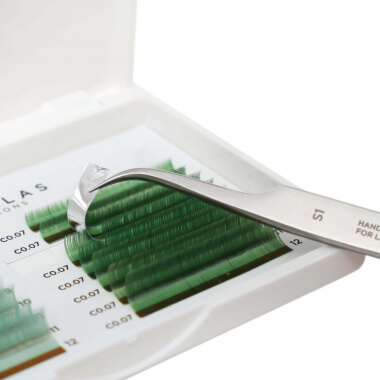 Eyelashes in pallets Eyelashes by Taida Niklas color "Green Light/Tropic Green" Taida Niklas™ 62.9 - 2