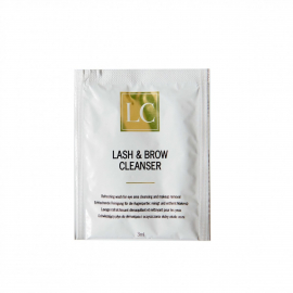LC LASHCARE Gold gel eyelash and eyebrow shampoo - sachet