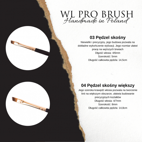  Koloryzacja Zestaw Pędzli Wonder Lashes  Pro Brush w tubie Wonder Lashes 149 - 1