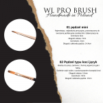  Koloryzacja Zestaw Pędzli Wonder Lashes  Pro Brush w tubie Wonder Lashes 149 - 4