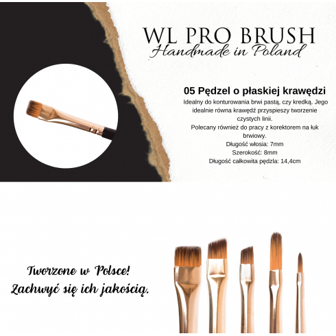  Koloryzacja Zestaw Pędzli Wonder Lashes  Pro Brush w tubie Wonder Lashes 149 - 1